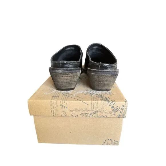 Free People Black Tallulah Mule Woman Shoes