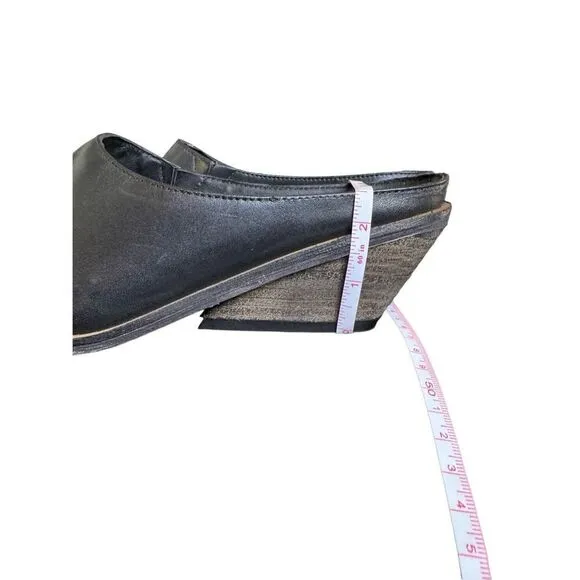 Free People Black Tallulah Mule Woman Shoes