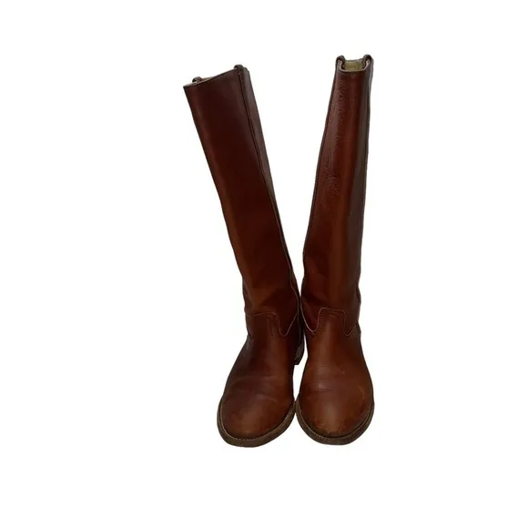Frye Billy Women Leather Boots Size 8