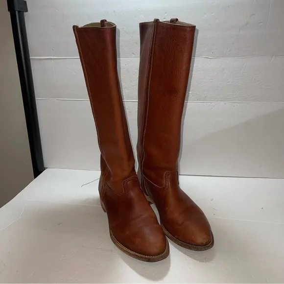 Frye Billy Women Leather Boots Size 8