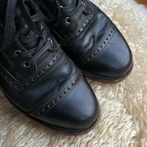 Frye Brogue Wingtip Boots