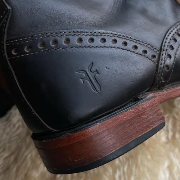 Frye Brogue Wingtip Boots