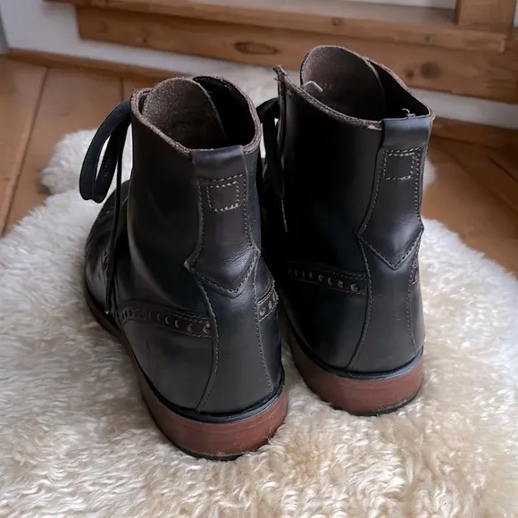 Frye Brogue Wingtip Boots