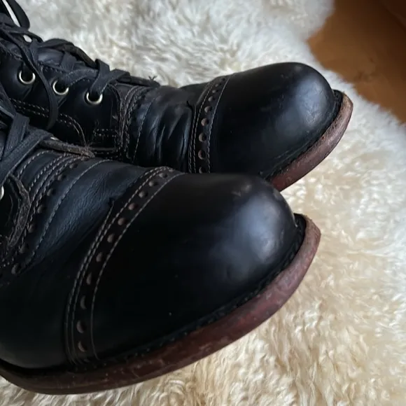 Frye Brogue Wingtip Boots