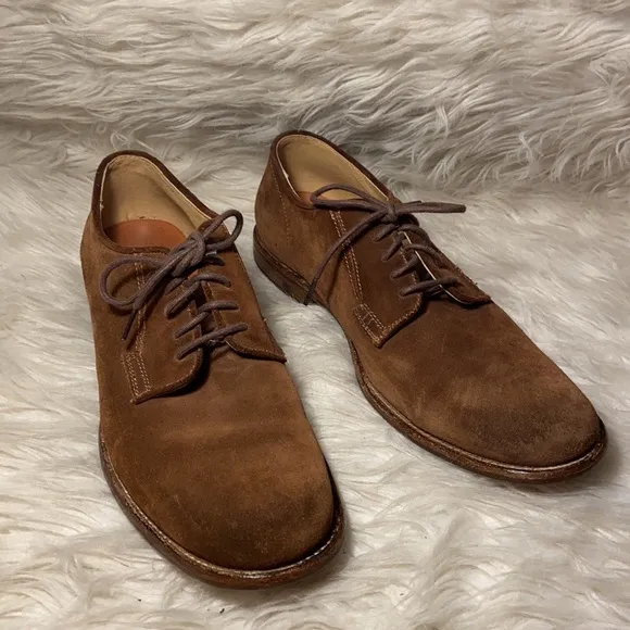 Frye brown suede Oxford shoes