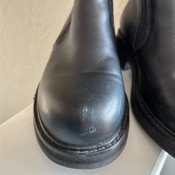 Frye Men’s Commando Zip Boots Size 10.5 Black Leather