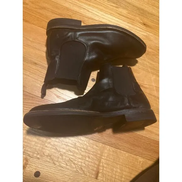 Frye Men’s Sz 10.5 Black Leather Boots Tyler Flex Chelsea