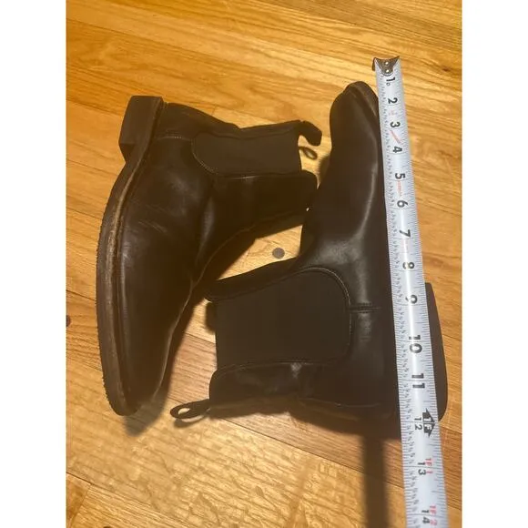 Frye Men’s Sz 10.5 Black Leather Boots Tyler Flex Chelsea