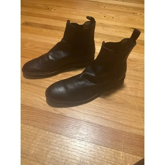 Frye Men’s Sz 10.5 Black Leather Boots Tyler Flex Chelsea