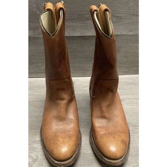 Frye Men’s Brown Leather Boots 8.5D Western/Campus