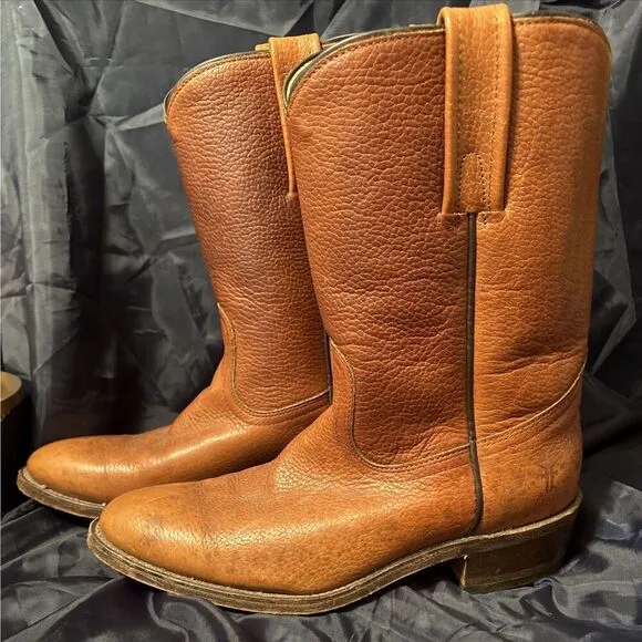 Frye Men’s Brown Leather Boots 8.5D Western/Campus