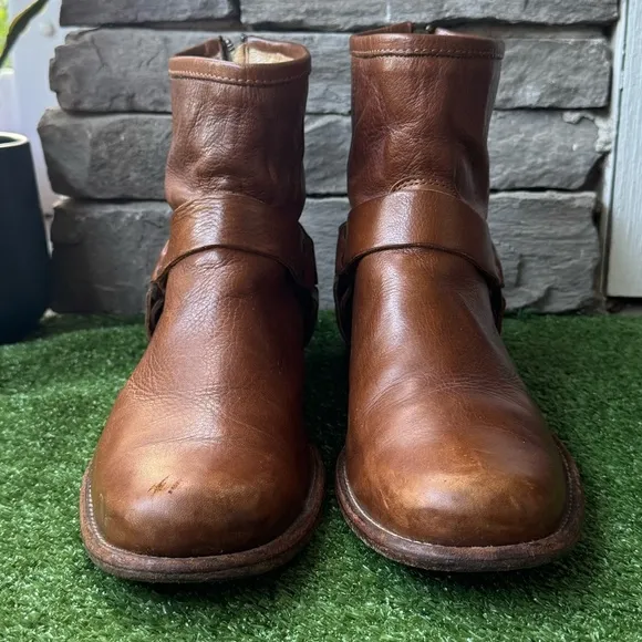 Frye Phillip Harness Short Ankle Mens Boots