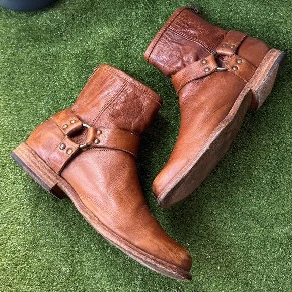 Frye Phillip Harness Short Ankle Mens Boots