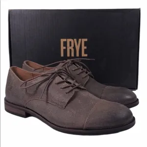 FRYE Scott Cap Toe Taupe Oxford Dress Shoes