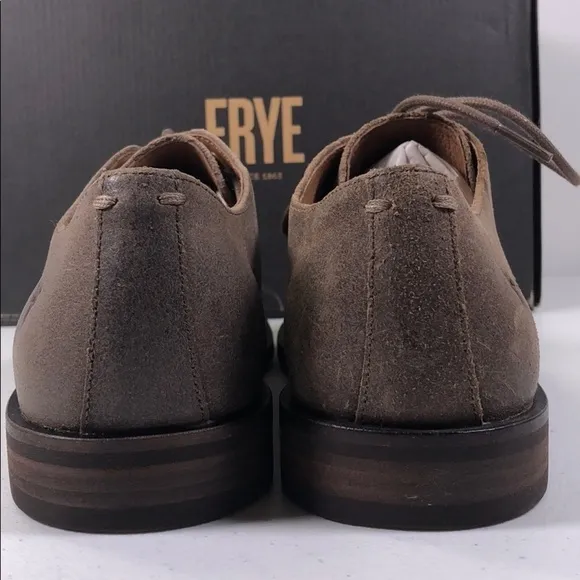FRYE Scott Cap Toe Taupe Oxford Dress Shoes