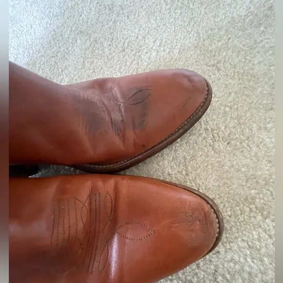Frye Western brown leather boots. Men’s‎ 10D