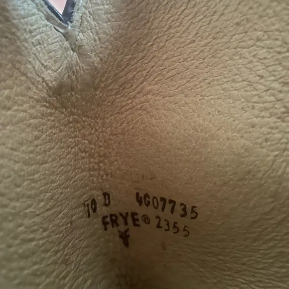 Frye Western brown leather boots. Men’s‎ 10D