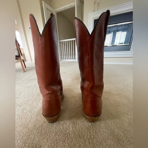 Frye Western brown leather boots. Men’s‎ 10D