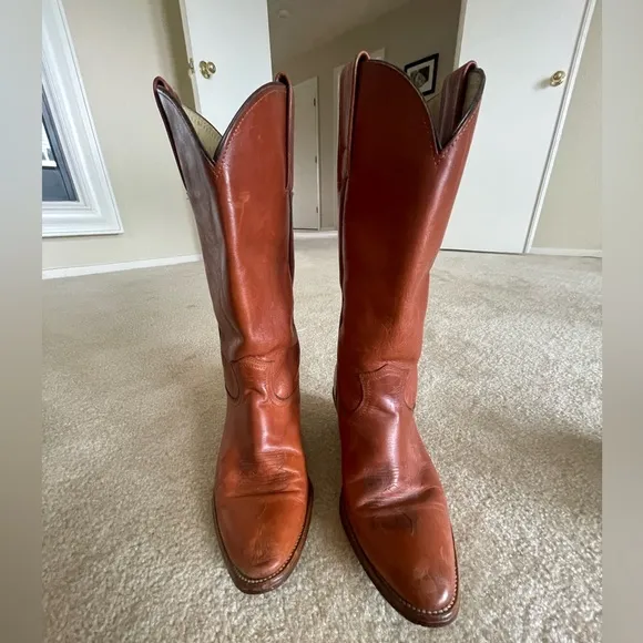 Frye Western brown leather boots. Men’s‎ 10D
