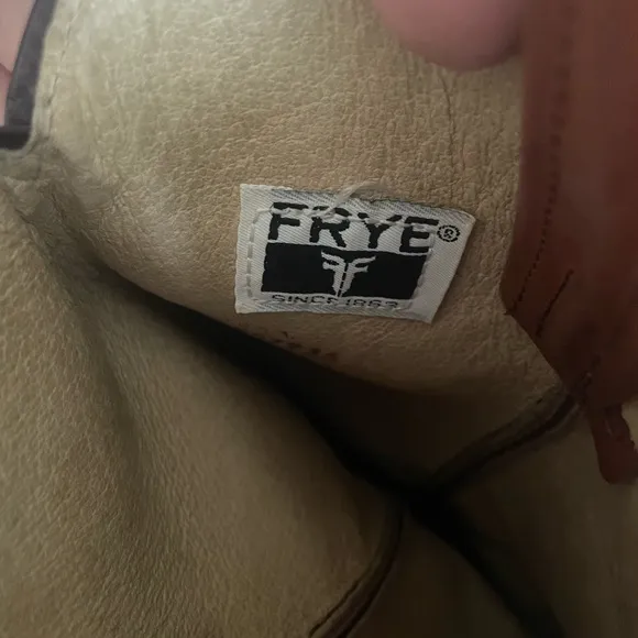 Frye Western brown leather boots. Men’s‎ 10D