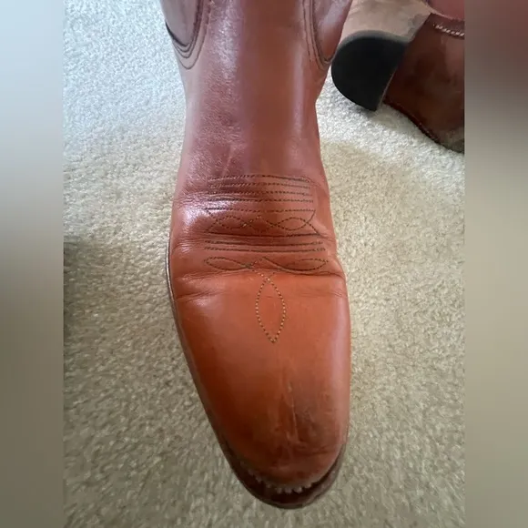 Frye Western brown leather boots. Men’s‎ 10D
