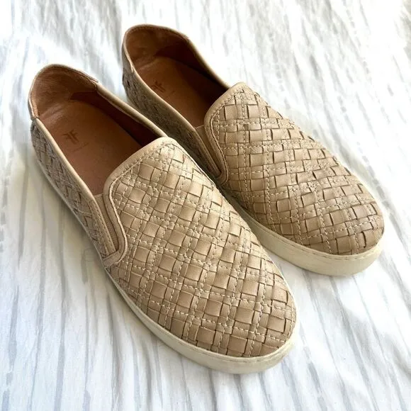 Frye Women’s Slip Ons‎ Size 9 M - Lena Woven Loafer Shoes