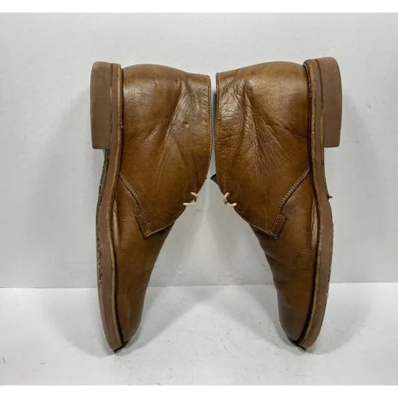 Frye John Addison Chukka Leather Boots Men's Size 11 D 88092 Brown