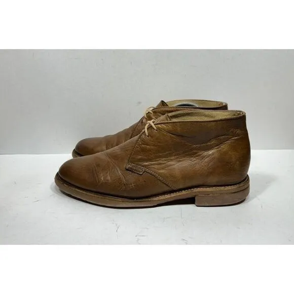 Frye John Addison Chukka Leather Boots Men's Size 11 D 88092 Brown