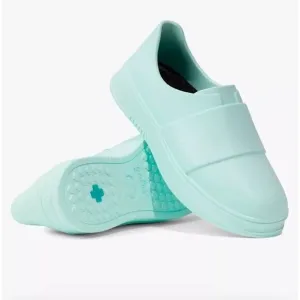 Gales Frontline Nurse Shoes Footwear Women's Size 7 Mint Teal‎ Pull On Non-Slip