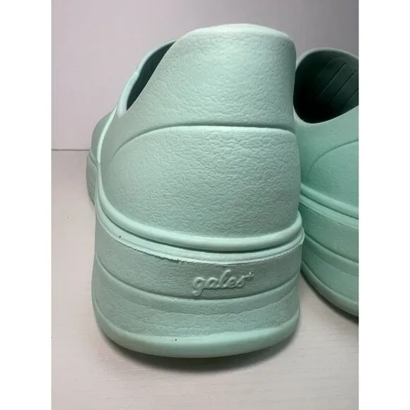 Gales Frontline Nurse Shoes Footwear Women's Size 7 Mint Teal‎ Pull On Non-Slip