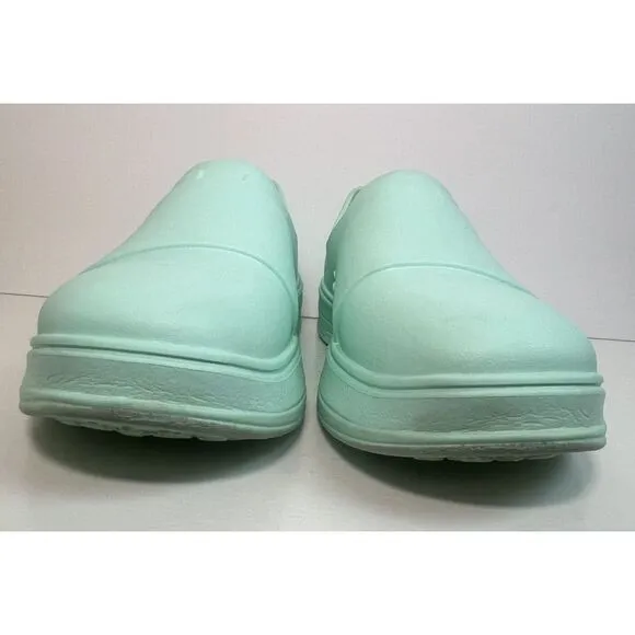 Gales Frontline Nurse Shoes Footwear Women's Size 7 Mint Teal‎ Pull On Non-Slip