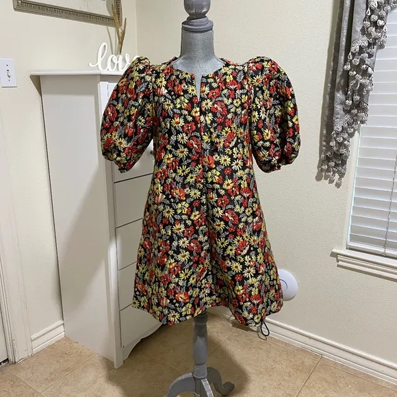 Ganni Designer Women Dress in Floral Print