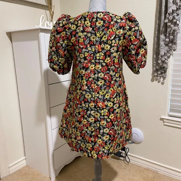Ganni Designer Women Dress in Floral Print