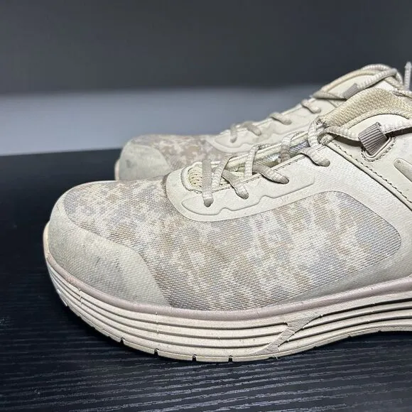 Georgia Boot Mens Size 8.5 Composite Toe Khaki Camo Tan Atheltic Shoes