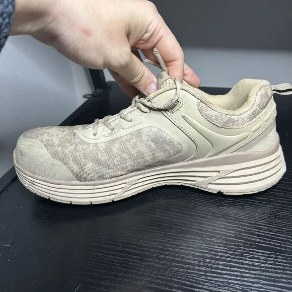 Georgia Boot Mens Size 8.5 Composite Toe Khaki Camo Tan Atheltic Shoes