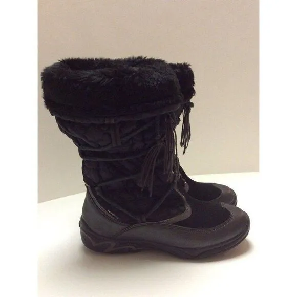 GEOX Black Snow Boots