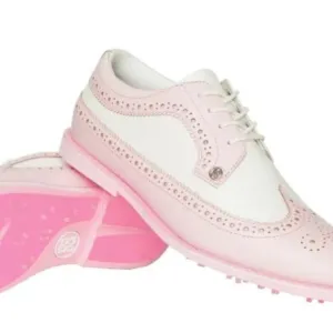 G/Fore Longwing Gallivanter Golf Shoes Pebble Leather Blush 8 G4LA23EF11 NWT