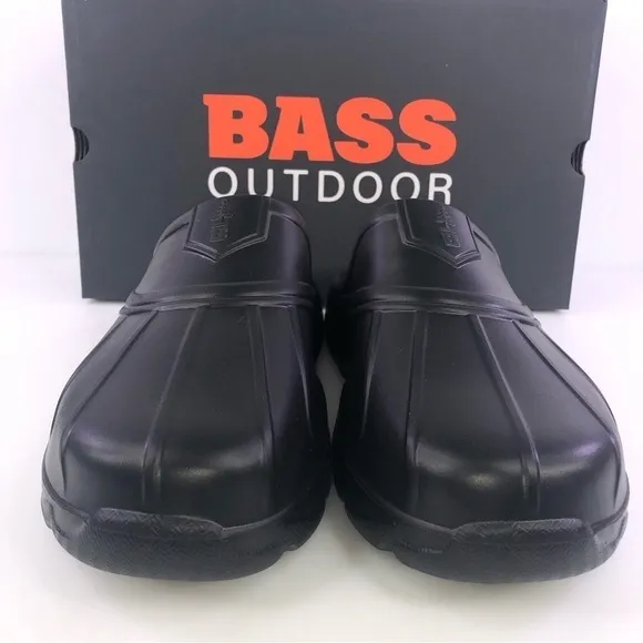 G.H Bass &amp; Co. Outdoor Field Slide Slip Camping Black Men's Shoes
