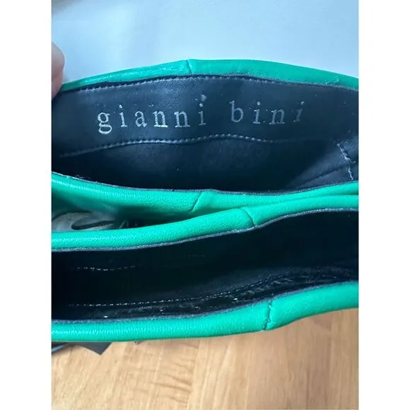 Gianni Bini Conley Flame Leather Western Foldover Boots, Women US Size 6 &amp; 5.5