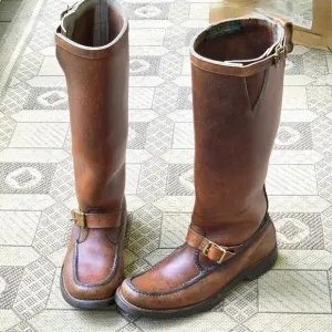 Gokeys Snake Proof Boots Men 10.5 - 11 Botte Sauvage Gro Cord Hunting Riding VTG