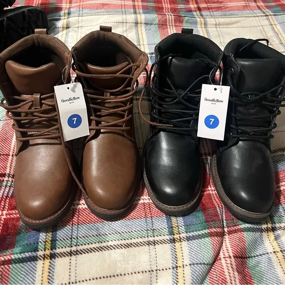 Goodfellow Boots ~ men’s size 7 ~ two pairs!!