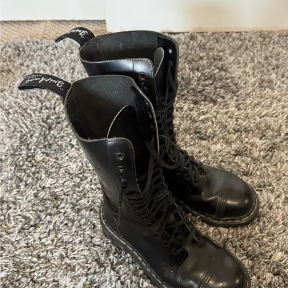 GripFast 14 eye steel toe boots size 5 men’s