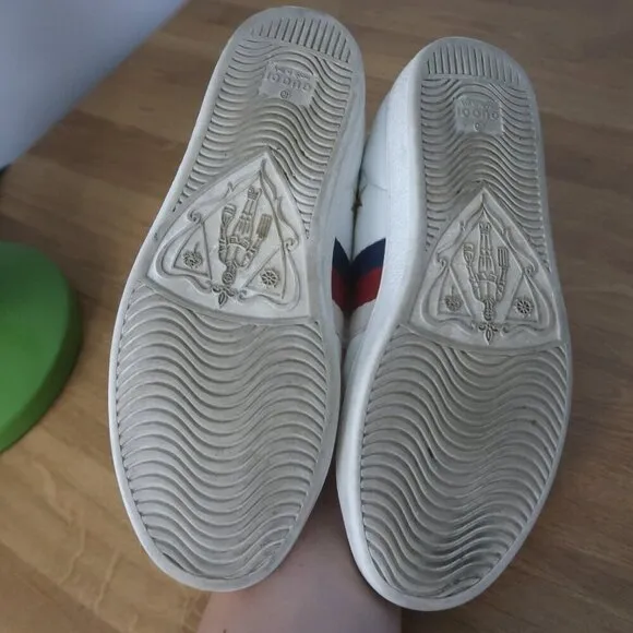 Gucci Ace Web Bees and Stars Sneakers Size 36.5 / US 6.5