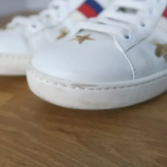 Gucci Ace Web Bees and Stars Sneakers Size 36.5 / US 6.5