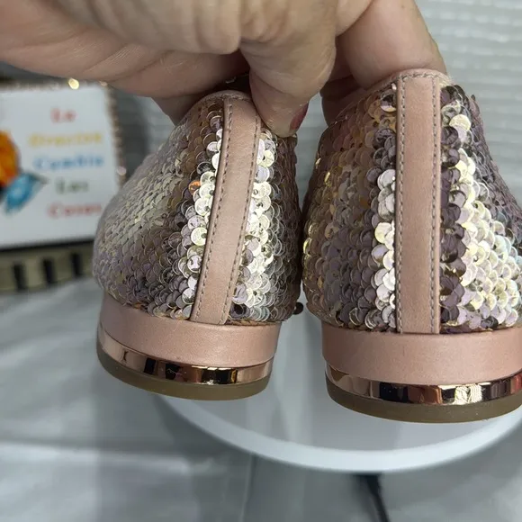(H5)MICHAEL KORS ALYSSA SLIP ON BALLET SLIP-ON FLATS FOR WOMEN LOAFERS,size 8.5M
