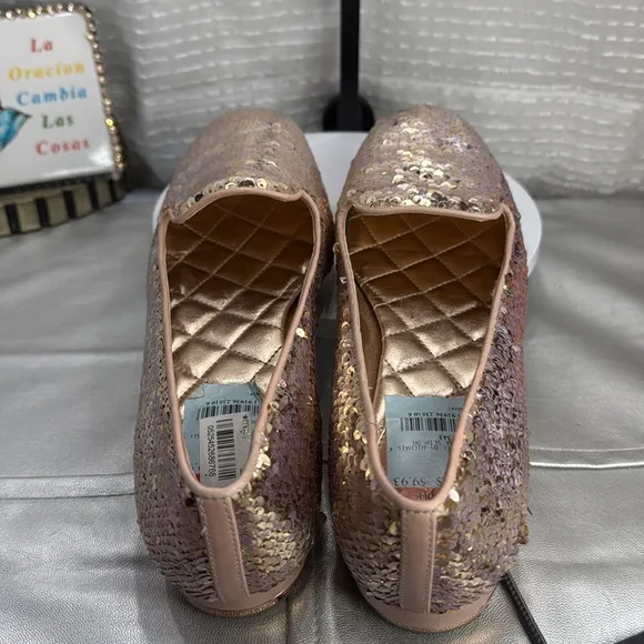 (H5)MICHAEL KORS ALYSSA SLIP ON BALLET SLIP-ON FLATS FOR WOMEN LOAFERS,size 8.5M