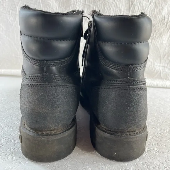 Harley Davidson Men Stealth Motorcycle Boots Black Leather D91642 Biker 12 M