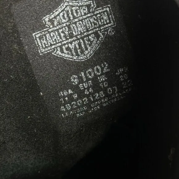 Harley Davidson Square Toe Eagle Riding Boots 91002‎ Men Size US 11 Motorcycle