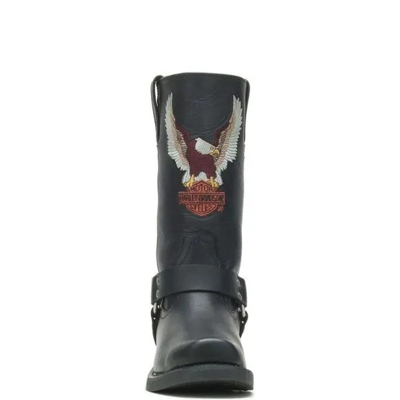 Harley Davidson Square Toe Eagle Riding Boots 91002‎ Men Size US 11 Motorcycle