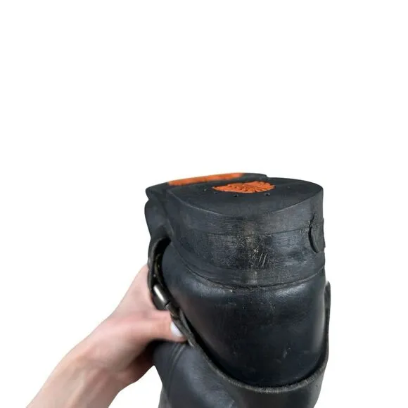 Harley Davidson Square Toe Eagle Riding Boots 91002‎ Men Size US 11 Motorcycle